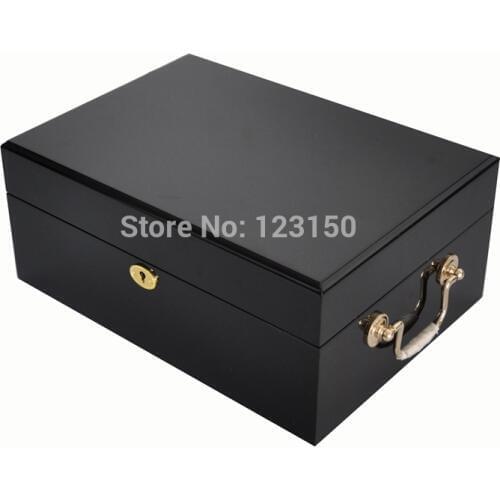 AC-010 High Quality Poker Chip Wooden Case for holding 500pcs chips