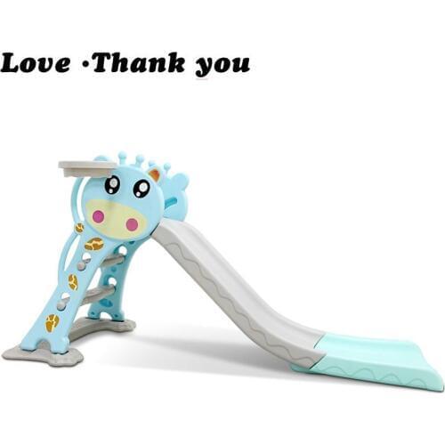 Children slide Childrens home indoor birthday toys with widening, lengthening, thickening and folding a small slide