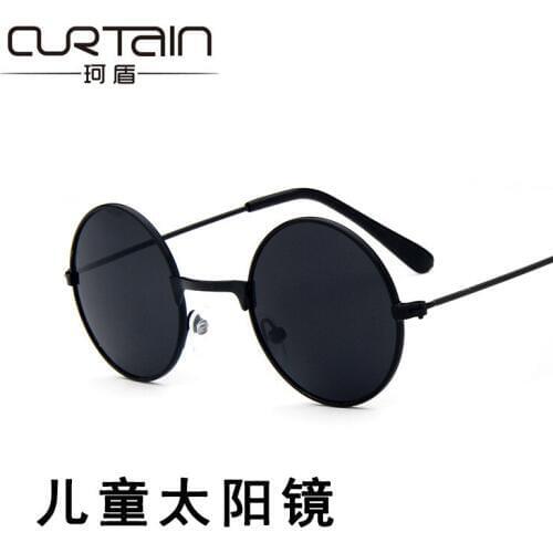 Round frame Kid Sunglass Gril Lovely Baby Children UV400 eyeglass Anti-uv Baby Sun-shading UV400 sun glass goggle boy sunglass
