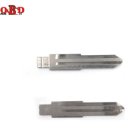 HKOBDII 10 pcs/lot Metal Blank Uncut Flip KD Remote Key Blade Type 06# for Nissan A32