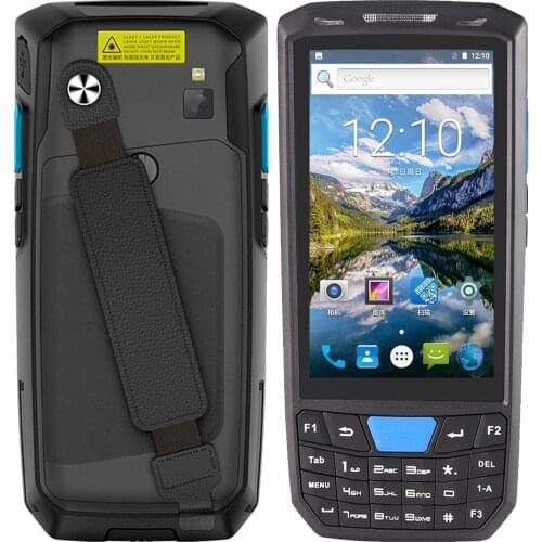 Android 8.1 PDA Handheld POS Terminal 1D Barcode Scanner Data Collector Inventory 4G WiFi with 4.5 Inch Touchscreen 8MP Camera