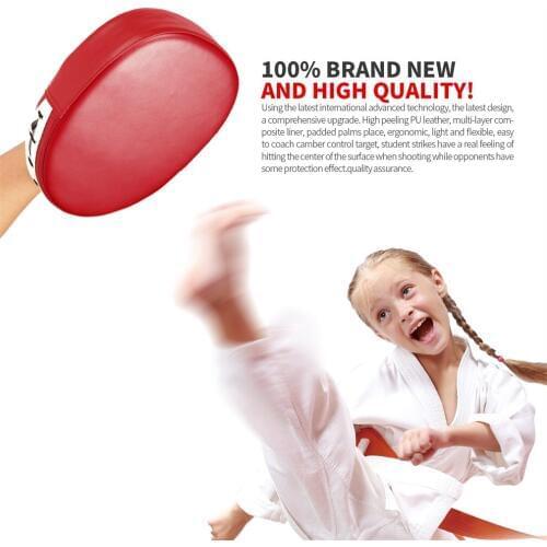 Red and Black Flexible Hand Fist Target Pads Sanda Taekwondo Training Foot Muay Thai MMA Boxing Hand Target Karate Kung fu Pad
