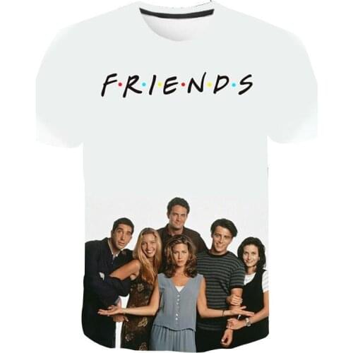 Summer Friends Tv Show 3D T Shirts Boys And Girls Kids Fashion Streetwear For Male Female Friends Printed T-shirt Casual Tops