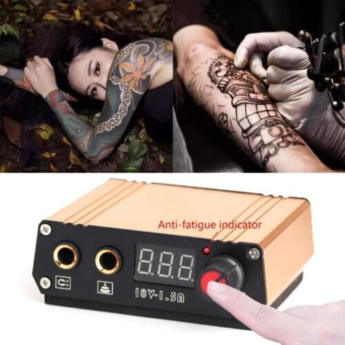 US/UK/EU/AU Plug Mini Tattoo Power Supply Professional Tattooist Portable Tattoo Power Source for Tattoo Machine Parts