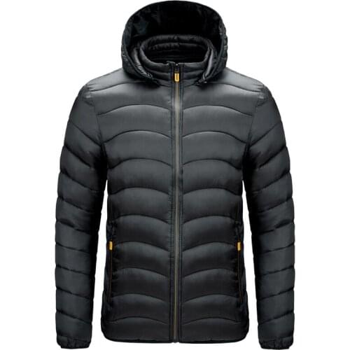 Winter Warm Waterproof Jacket Men 2021 New Autumn Thick Hooded Parkas Men Fashion Casual Slim Jacket Coat Men 4XL