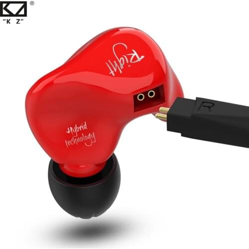 KZ ZS4 1DD+1BA Hybrid Technology Stereo In Ear Headphone Armature Driver Monitor Earbuds Sport Headset Running Gaming Earphone
