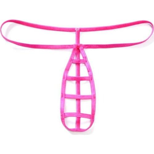 Mens Sexy Jockstraps Gay Underwear Crotchless Panties Male Sexy Bikini Thongs Tangas G Strings Hollow Out Exotic Lingerie Gifts