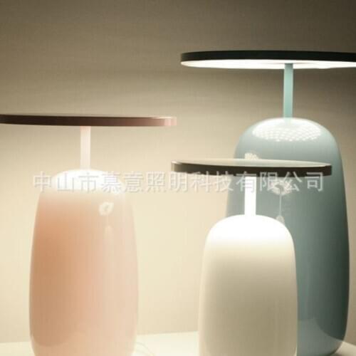 New Mushroom Umbrella Makaron table lamp Fresh Table Lamp White Pink Green Living Room Bedside Lamps