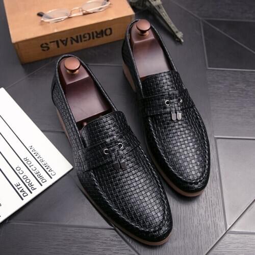 2019new Spring and autumn men shoes leather male comfortable oxford shoes luxury brogues mens classic Business Moccasin shoes