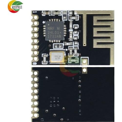 NRF24L01 Wireless Module Microcontroller Receiver Transmitter 2.4GHz Antenna with Socket Adapter Plate Board for Arduino 4.9
