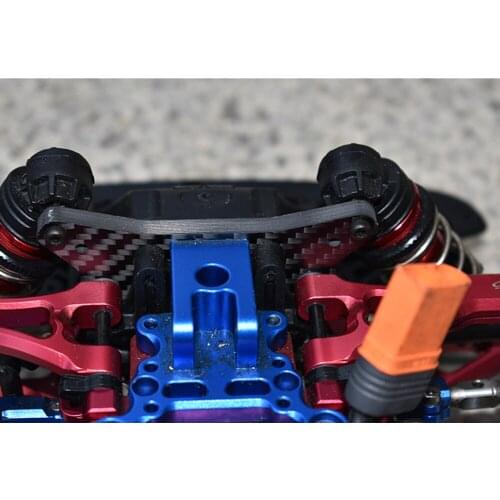 Carbon Fiber Front/Rear Shock Absorber Shock Tower for ARRMA 1/7 LIMITLESS ALL-ROAD -ARA109011 RC Car