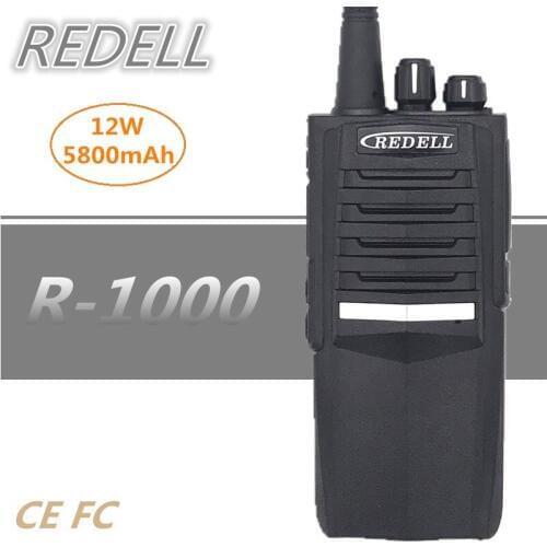 2019 REDELL Walkie Talkie 12W High Power UHF HF Transceiver Wireless Intercome Ham CB Radio Station Long Range Baofeng 10W Woki