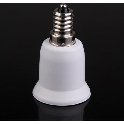 Converter E14 TO E27 LED Halogen Light Base Lamp Bulbs Adapter Conversion Socket Fireproof Matreial Socket Adapter Lamp Holder