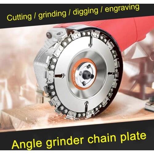 Wood Carving Chain Disc Saw Disc Chain Cutting Blade Wood Carving Saw Disc Sculpting Shaping Cutting Wheel with Teeth LBE
