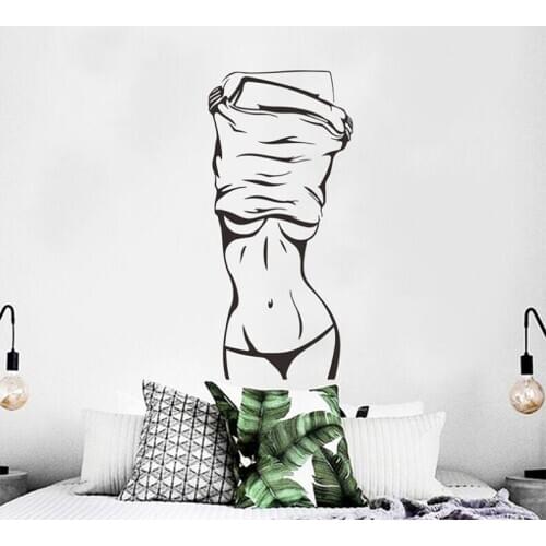 Romantic home living room Wall Sticker Letter Removable Vinyl sexy Mural bedroom 3D Vinyl Decal Transfer Vintage Decor art Quote