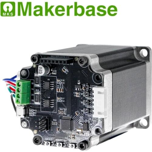 Makerbase MKS SERVO57B STM32 57 closed loop stepper motor set servo with adapter plate