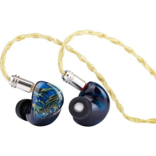 Shozy Ceres 9.2mm Dynamic Driver+1BA Dual Driver HiFi In-ear Earphones 3D Printed Shell Detachable 0.78mm 2Pin Cable