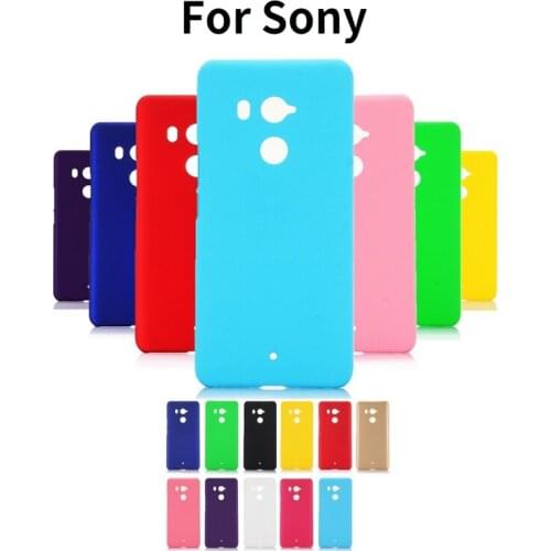 Cute Candy Matte Plastic Hard Case For Sony X PERIA 5 10 XP5 1 20 ACE 2 XZ5 XA4 XZ5 L4 XZ4 mini XZ3 XZ4 XA3 L3 Shockproof Case
