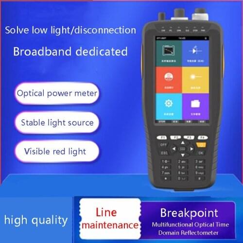Optical fiber tester, breakpoint, obstacle finder, fault optical cable detection, optical time domain reflectometer TL290