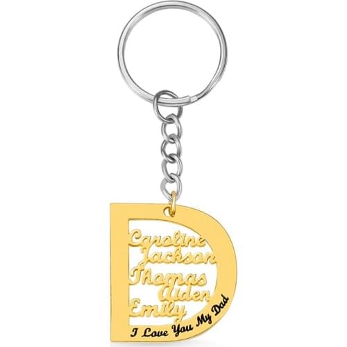 Yonney Wholesale Personalized 3 Kinds Vintage Keys Dad Gift Wholesale Keychain Set For Men Son Office Worker Baby Keychain