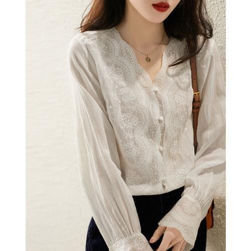 Женские белые рубашки Young17 China At AliExpress