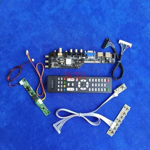 LCD LED KIT Matrix controller board 1280*1024 Fit LM190E09/LM190E0A/LM190E0C 30 Pin LVDS Signal Digital HDMI-compatible VGA USB