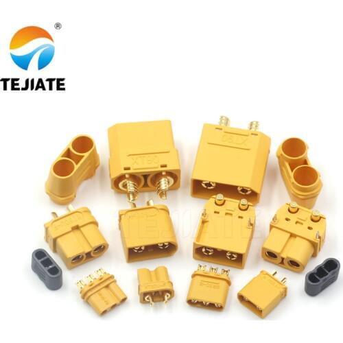 1PCS Test Connector XT60U/PW MR30-FB XT90 XT30U XT150 Banana Plug Aerial Model Adjustment Kit Gold Plated