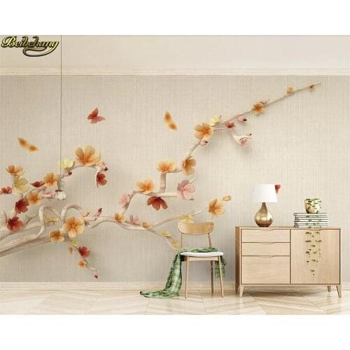 Beibehang Custom photo 3d wallpaper mural nordic tropical flamingo background wall papel de parede wall papers home decor