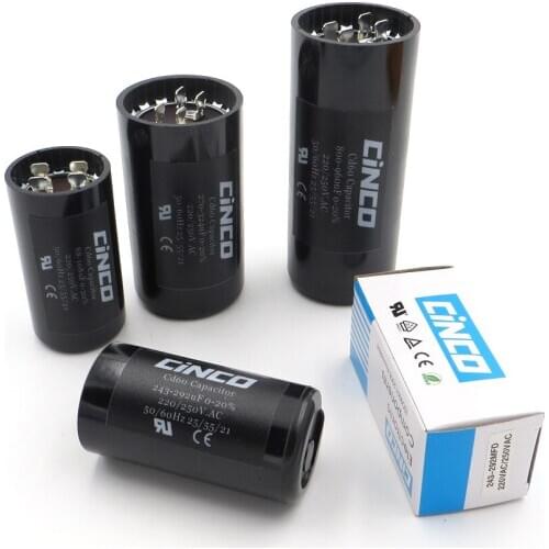 400-480 430-516 460-552 540-648 MFD CD60 220V 250V Motor Start Capacitor Aluminum electrolytic capacitor mf 220VAC 250VAC 275VAC