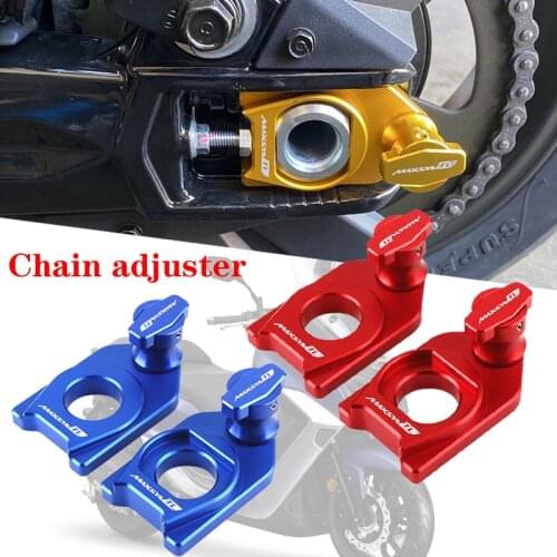 For SYM MAXSYM TL 500 Maxsym TL500 2019 2020 2021 Motorcycle Chain Adjustment Block Frame swingarm Spools sliders