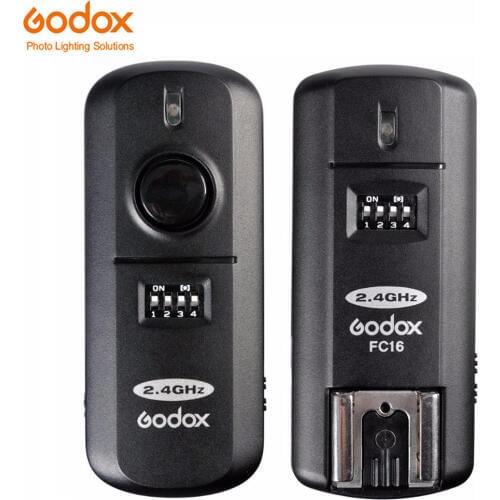 Godox 16 channels Fc-16 Studio 2.4Ghz Remote Wireless Flash Trigger with Remote Shutter for Canon EOS Camera