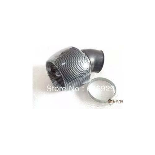 Performance 48MM imitating carbon fiber motorcycle air filter For 150cc GY6 Scooter Keeway Scooter Dirt Bike Engine Spare Parts