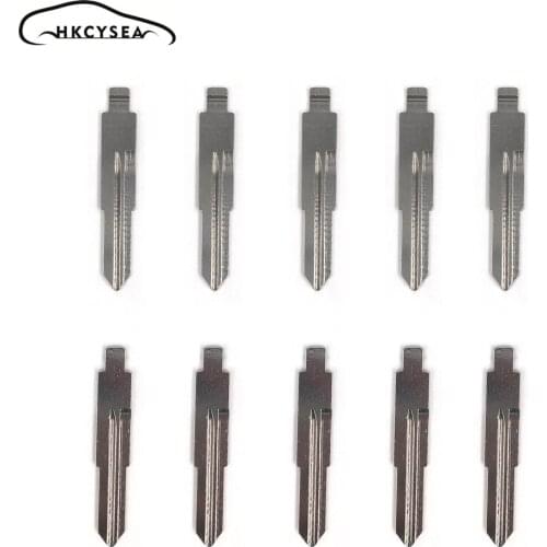HKCYSEA 10 pcs/lot Metal Blank Uncut Flip KD Remote Key Blade Type #65 Key Blade NO. 65