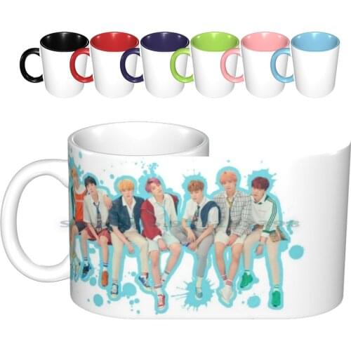 Ceramic Mugs Coffee Cups Milk Tea Mug Boys Jungkook Jimin Suga V J Hope Rap Monster Jin Kpop ????? Korean Music Korean Korea