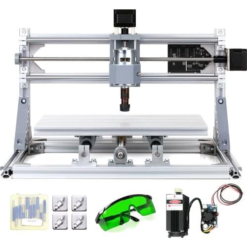 CNC 3018 Laser Engraving Wood CNC Router Machine GRBL Control for PCB Wood Carving Milling Engraving Machine with ER11