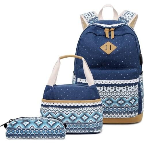 Kids Backpack Set School Bags For Boys 3Pcs children Book bags Childrens Backpack Girls Rucksacks school Knapsack