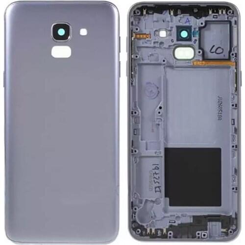 New J6 Full Housing Case For Samsung Galaxy J6 2018 J600F J600G Battery Cover Door Rear Glass Housing Case Replace Battery Cover