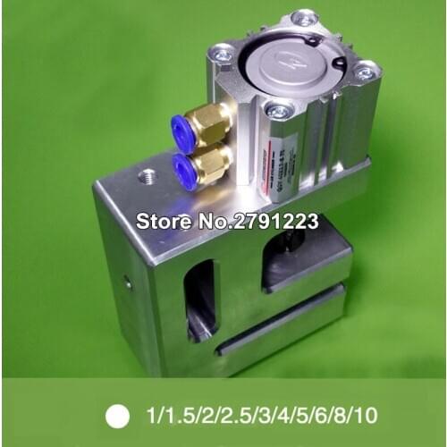 Butterfly Shape Hole Puncher Small Round Hole Pneumatic Air operated Punching Machine for Plastic bags Packaging machine puncher