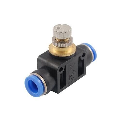 Pneumatic 10mm to 10mm Joiner Speed Controller Throttle Air Valve