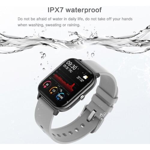 P8 Color Screen Smart Watch Women men Full Touch Fitness Tracker Blood Pressure Smart Clock Women Smartwatch for IOS Android
