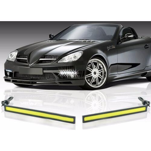 2 Ps 17cm Universal Daytime Running Light COB DRL LED Car Lamp External Lights Auto Waterproof Light 6w Car Styling Led