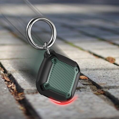 Protect Cover For AirTag TPU Protective Case Carbon Fiber Sleeve Anti-scratch Anti-lost Protect Shell For AirTag Locator Tracker