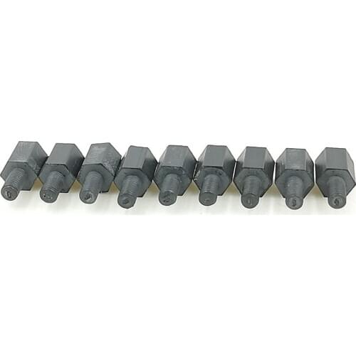 100PCS M3 Nylon Black Standoff M3*5/6/8/10/12/15/18/20/25/30/35/40+6 Male to Female nylon spacer spacing screws