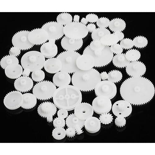 58 styles Toothed Wheels WSFS Gears Plastic All Module 0.5 Robot Parts DIY