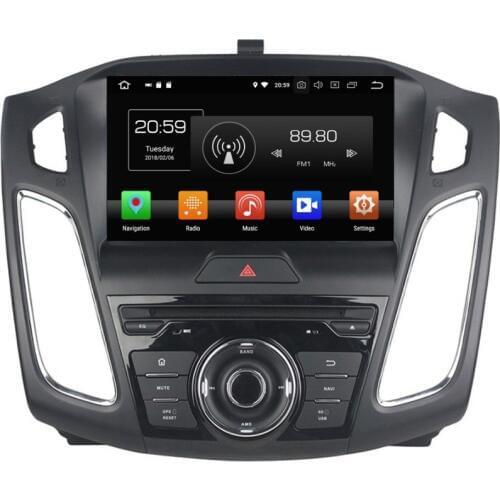 Android 8.0 Octa Core 9" Car Radio DVD GPS Head Unit for Ford Focus 2012 2013 2014 2015 2016 4GB RAM Bluetooth WIFI Mirror-link
