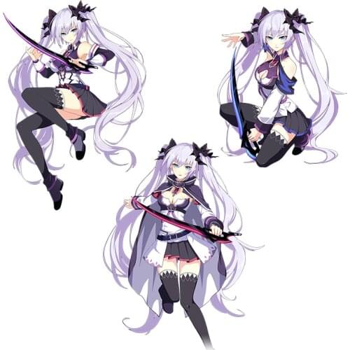Three Ratels CA39 Honkai Impact 3rd Anime Sticker For Vehicle Fuel Tank Cover Car laptop Decor Sticker Kid Toy Decal