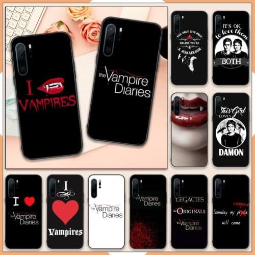 The Vampire Diaries Stefan Damon Salvatore Phone Case For Huawei P20 P30 P40 lite Pro P Smart 2019 Mate 10 20 Lite Pro Nova 5t