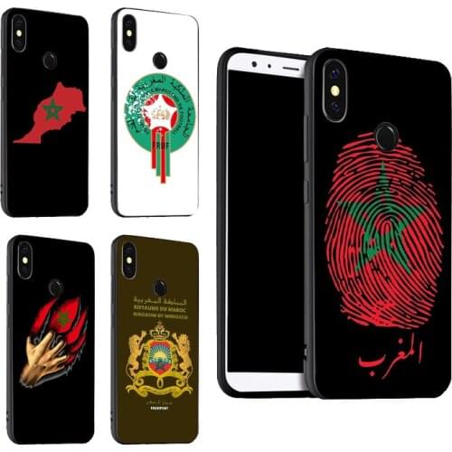 Morocco Flag Coat Of Arms Case For Xiaomi Redmi Note 10 Pro 7 8 Pro 8T 9S Note 9 Pro Cover For Redmi 9 9T 9C 9A 8A