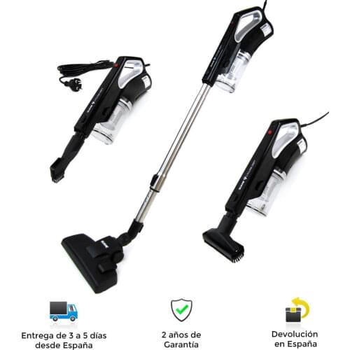 Cyclonic Vacuum Cleaner 2 in 1 with dual HEPA filter, modern, portable, lightweight, effective, easy to use and clean, tank, quality