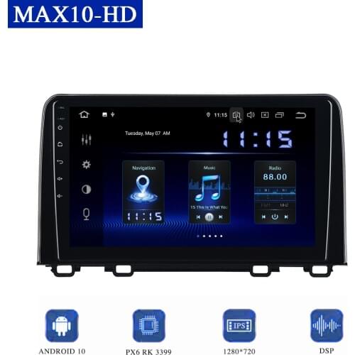 9" Android 10.0 Car Multimedia Player for Honda CR-V 2018 2019 Radio DSP CarPlay 1280*720 HD Screen GPS Navi 4GB+64GB TDA7850